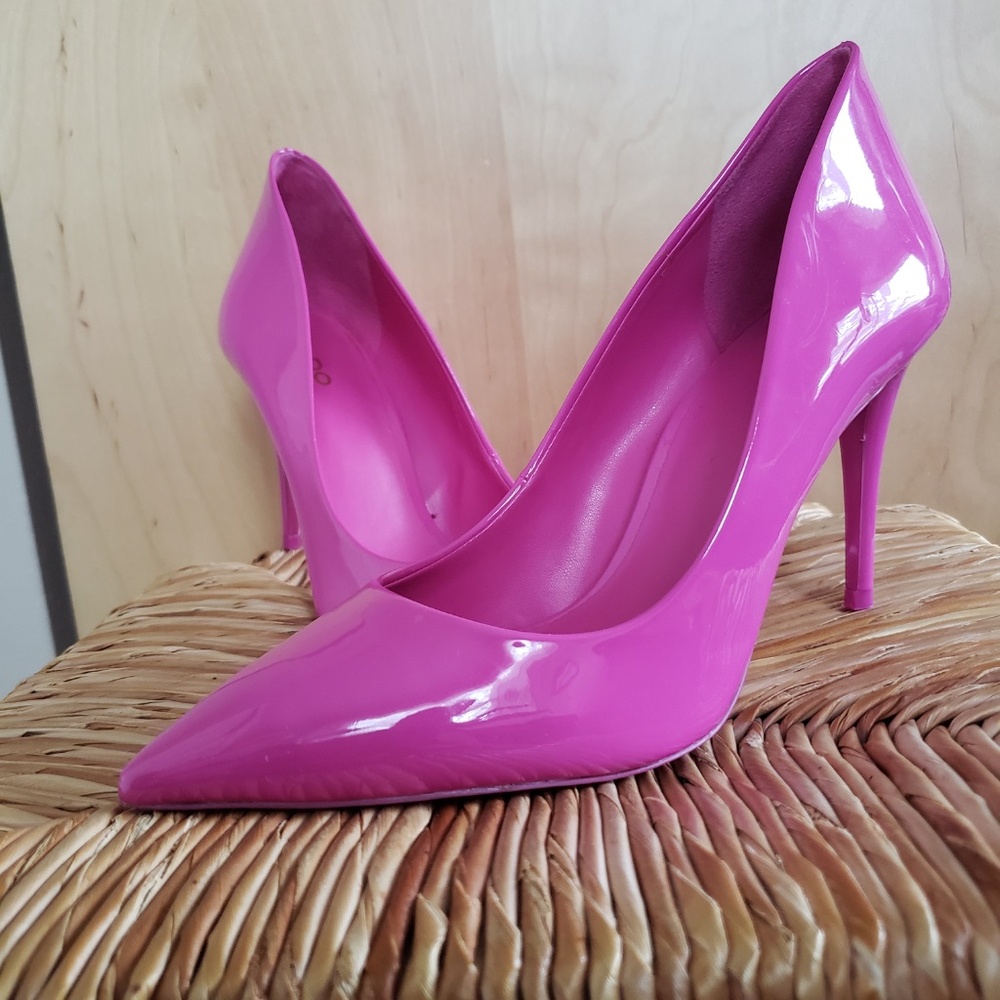 Aldo Pretty in Pink Pumps Size 8! - Picture 3 of 13